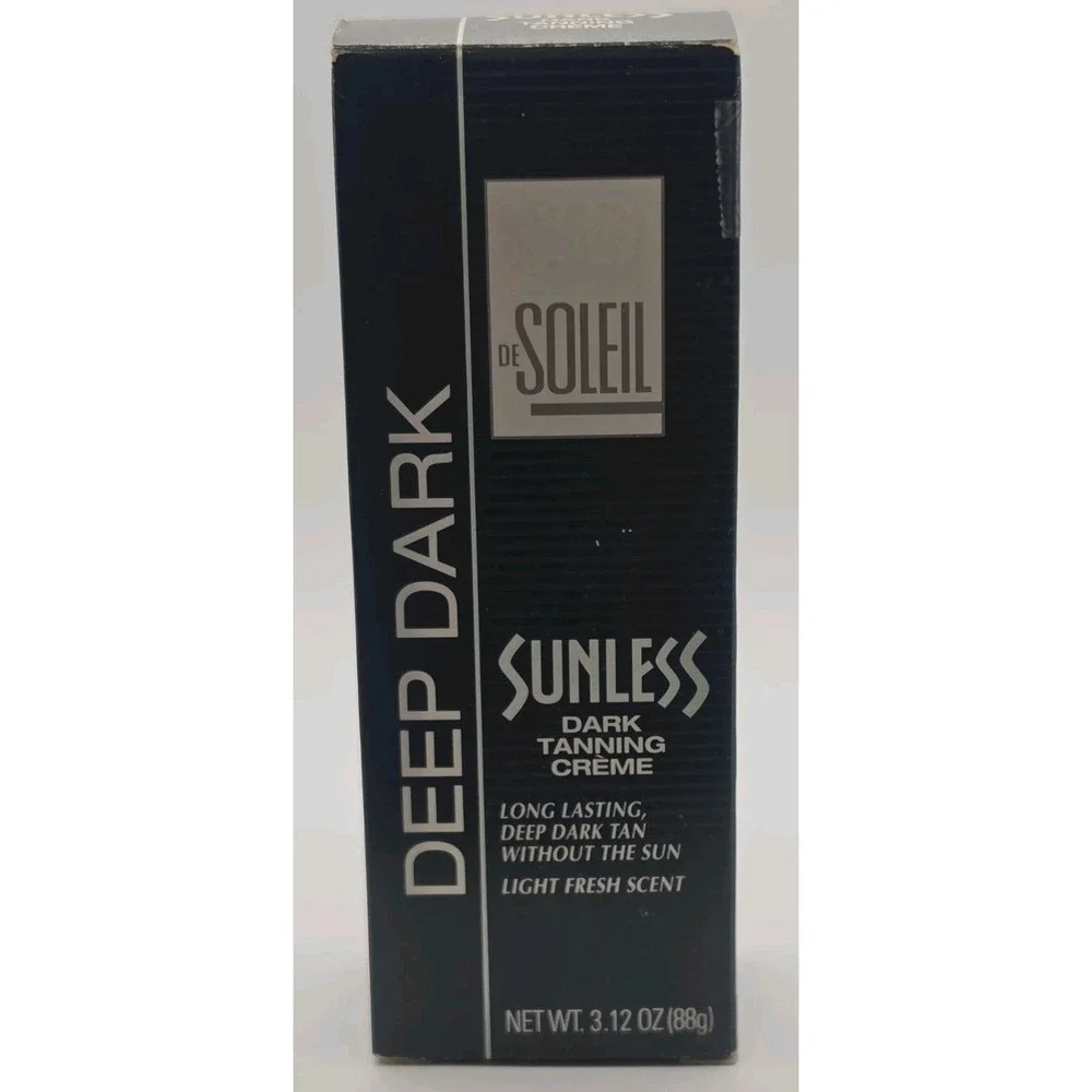 Vintage Bain de Soleil Discontinued 3.12oz DARK Tanning Creme RARE 1995 NEW